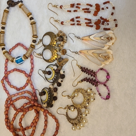 Vintage Jewelry - Boho lot vintage